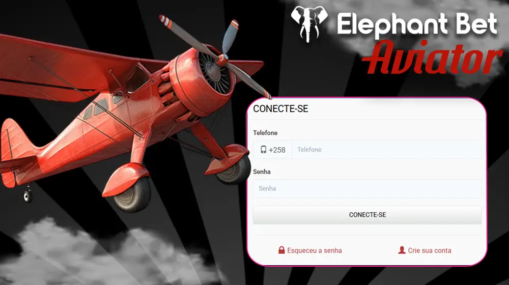 Como é que faço o login no sítio Web da Elephant bet Aviator?